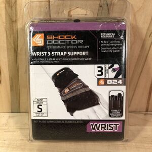 Shock Doctor Wrist 3-Strap Support - Performance Level 3: Right Size S - 824